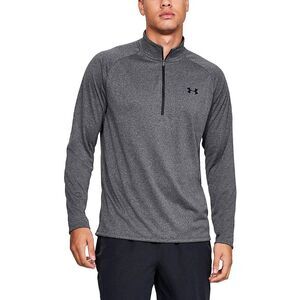 Under Armour Men's Tech 1/2 Zip Warmup Top Grey Size Medium NWT